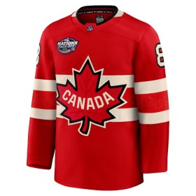 Kanada 4 Nations Face Off 2025 Fanatics Premium Cale Makar Rot Trikot - Herren